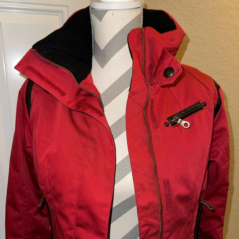 NILS Red Winter Ski Insulated Jacket-💠Excellent Condition💠 - Picture 2 of 16